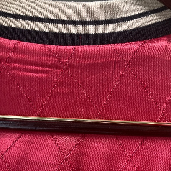 Reversible Embroidered Silk Bomber Jacket - Picture 9 of 9